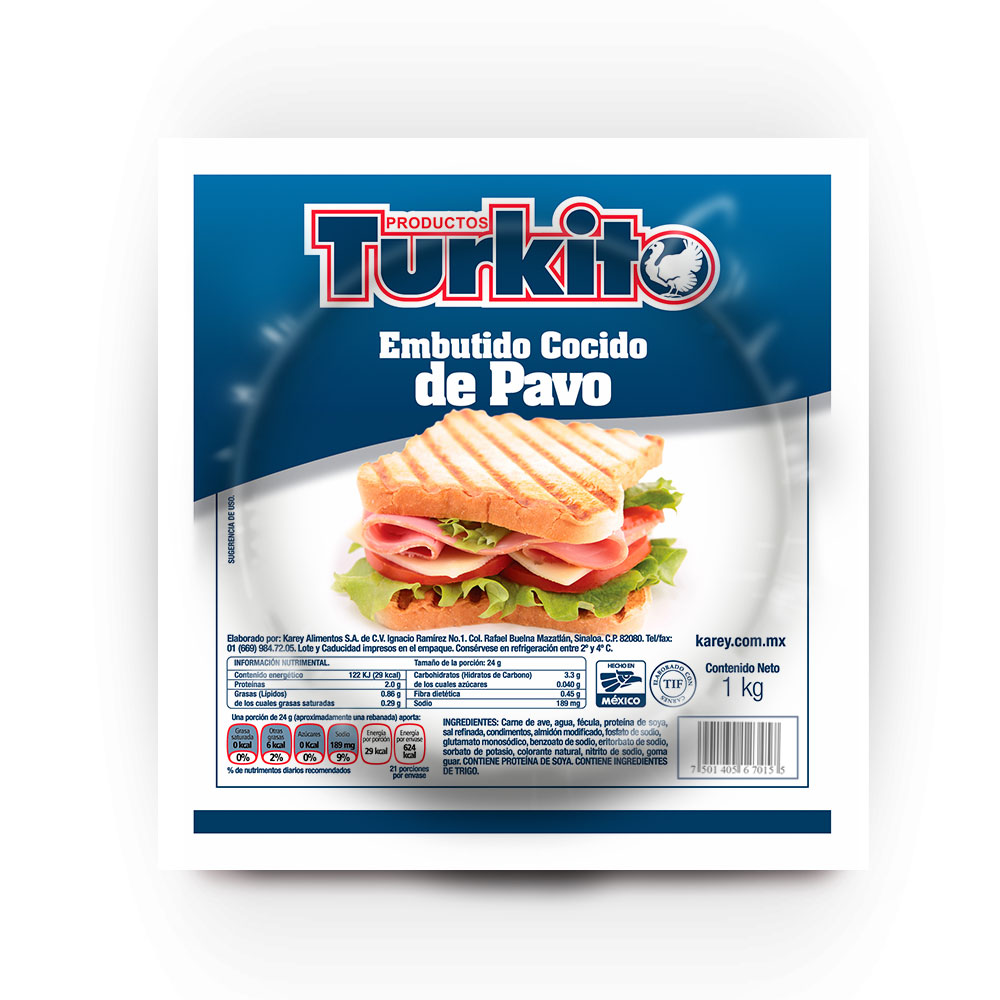 Embutido Cocido de Pavo 