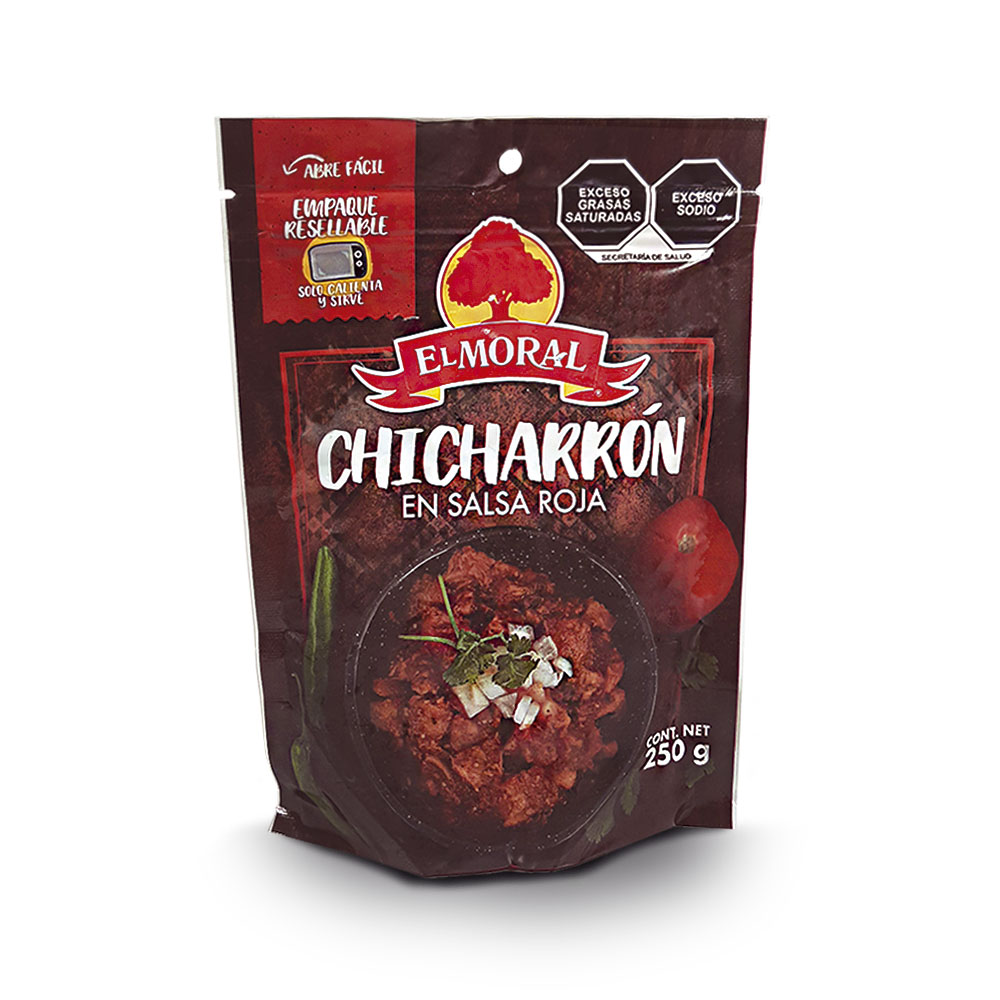 Chicharrón en Salsa Roja